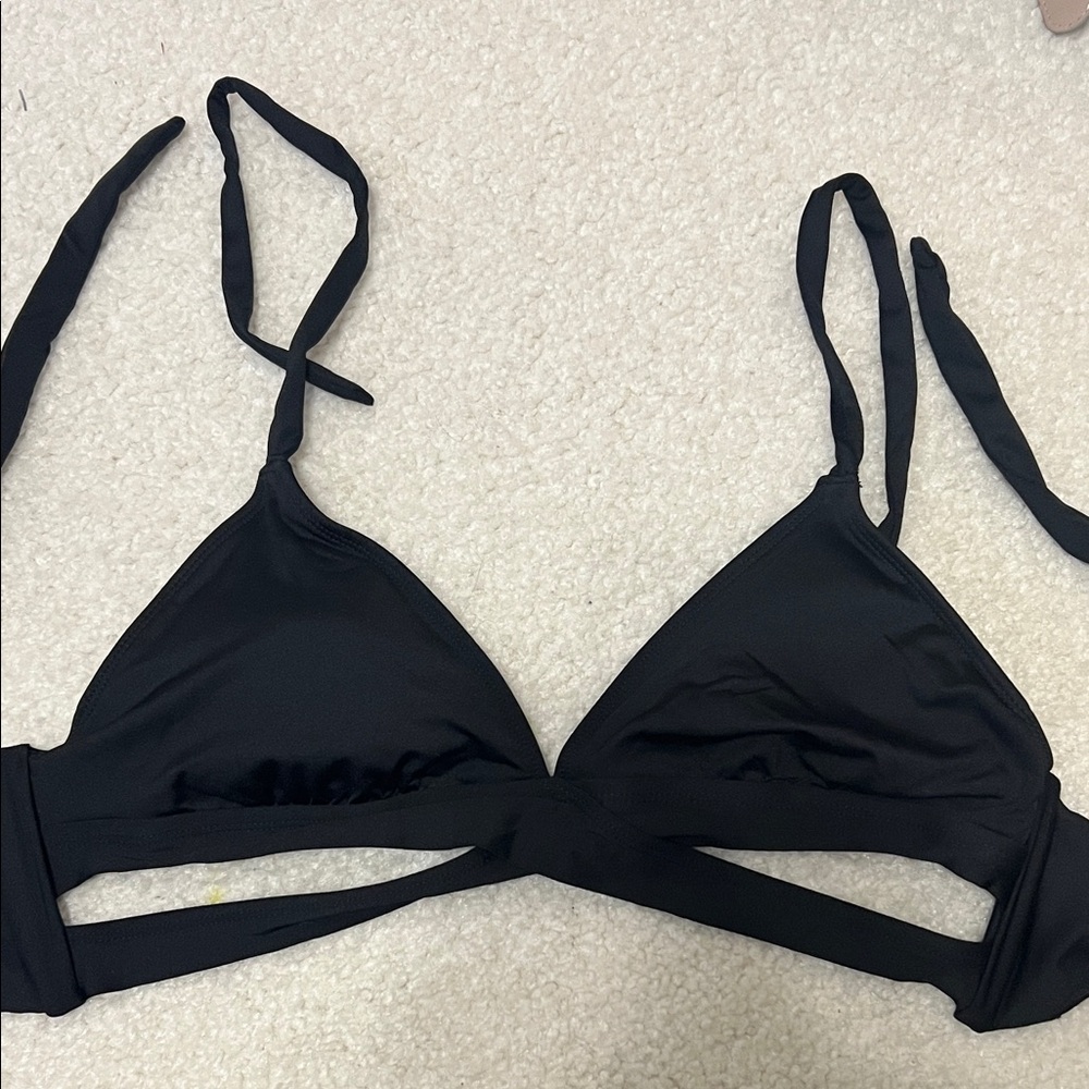 Kona Sol Classic Black Bikini Top
